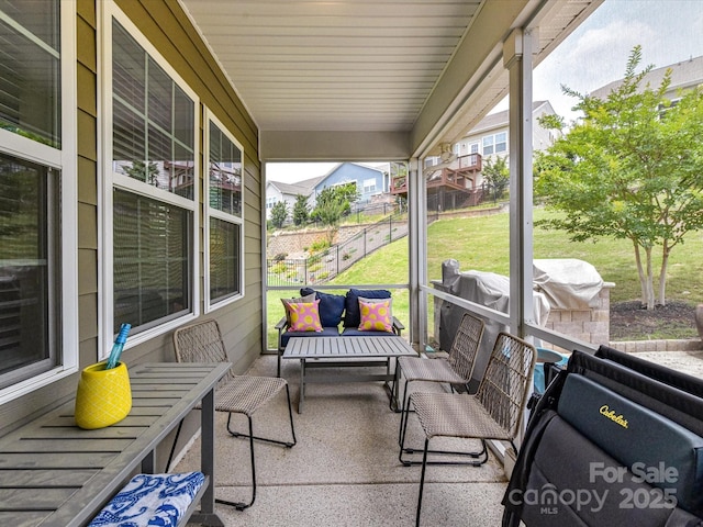8035 Pastime Ln, Clover, SC 29710 - sunroom / solarium with outdoor lounge area
