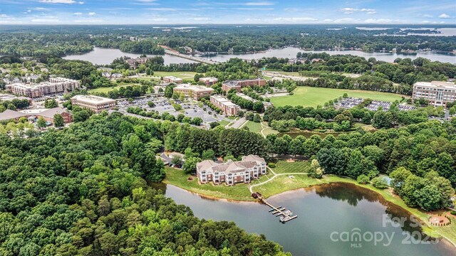 860 Jetton St Unit 59, Davidson, NC 28036 - drone / aerial view of a nearby body of water