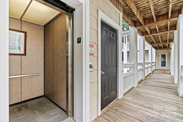 860 Jetton St Unit 59, Davidson, NC 28036 - doorway to property with elevator