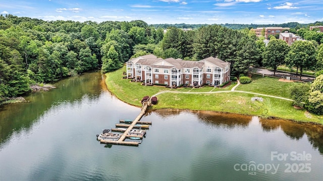 860 Jetton St Unit 59, Davidson, NC 28036 - drone / aerial view of a large body of water