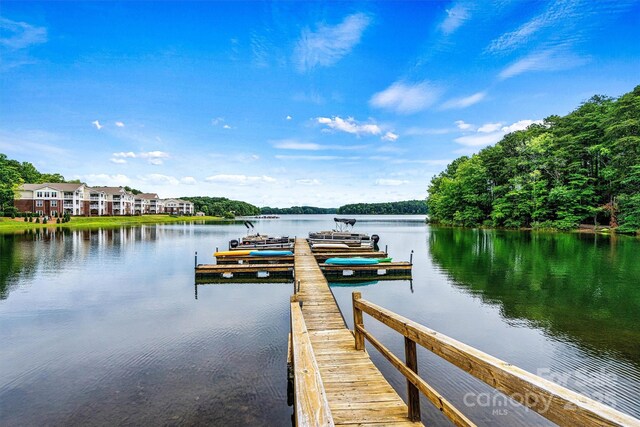 860 Jetton St Unit 59, Davidson, NC 28036 - dock area featuring a water view