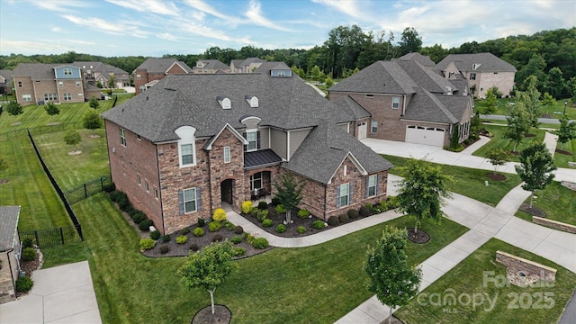 12410 Franklin Park Ln, Huntersville, NC 28078 - aerial view of residential area