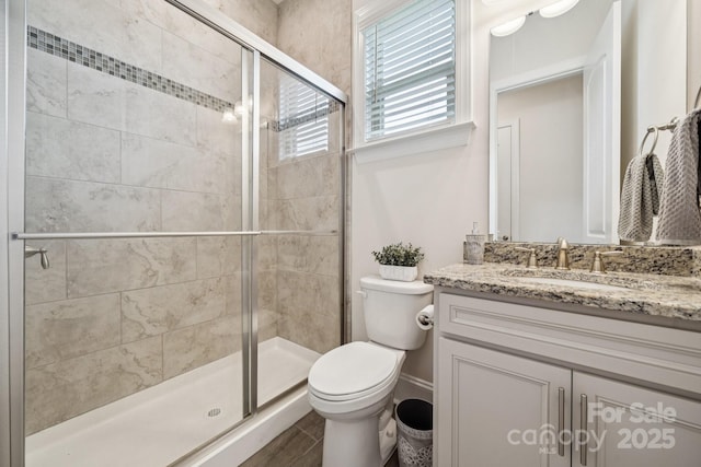 12410 Franklin Park Ln, Huntersville, NC 28078 - full bath featuring vanity and a shower stall