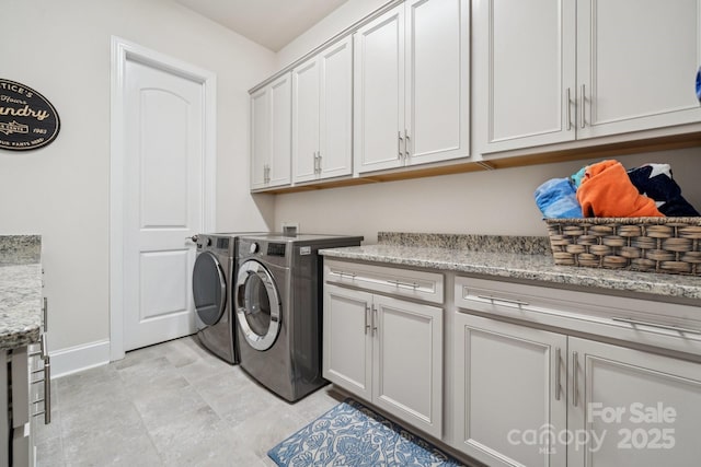 12410 Franklin Park Ln, Huntersville, NC 28078 - washroom with cabinet space and washer and clothes dryer
