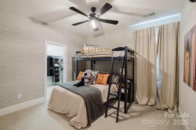 15103 Cimarron Hills Ln, Charlotte, NC 28278 - bedroom featuring carpet, baseboards, and ceiling fan