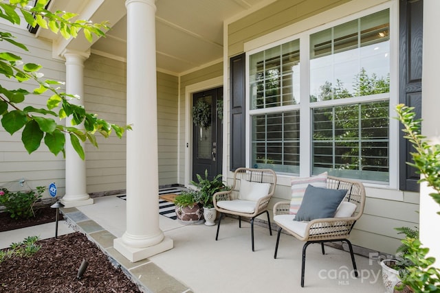 15103 Cimarron Hills Ln, Charlotte, NC 28278 - view of exterior entry featuring a porch