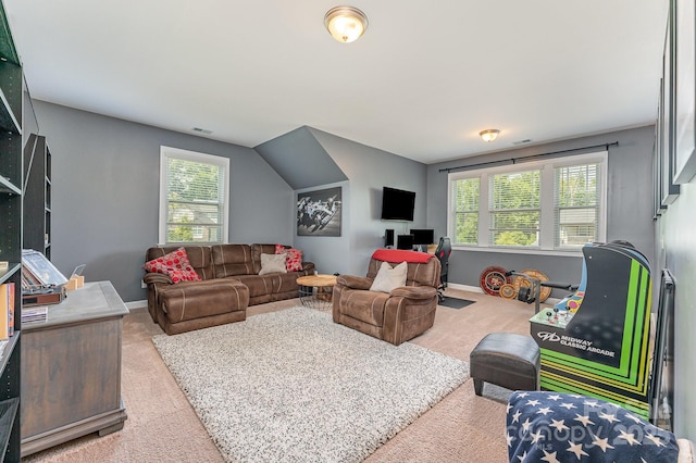 2606 Cheverny Pl, Concord, NC 28027 - living room with carpet floors and baseboards