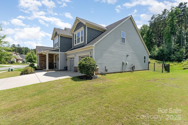 2606 Cheverny Pl, Concord, NC 28027 - view of side of property with driveway and a garage