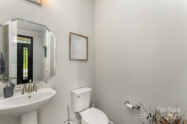 2606 Cheverny Pl, Concord, NC 28027 - bathroom with toilet and a sink