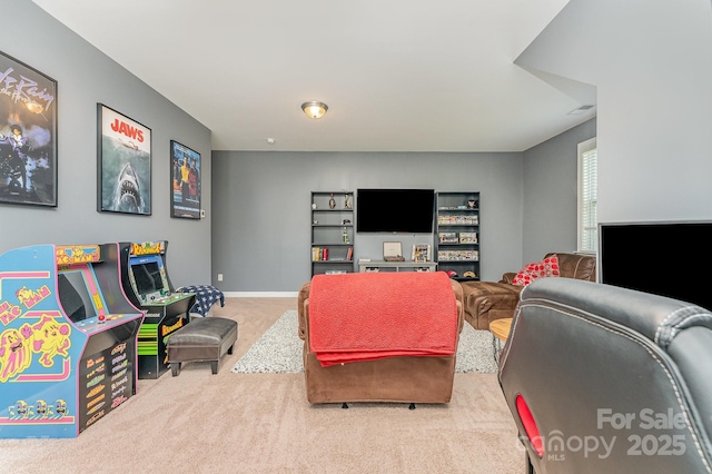 2606 Cheverny Pl, Concord, NC 28027 - carpeted living room featuring baseboards