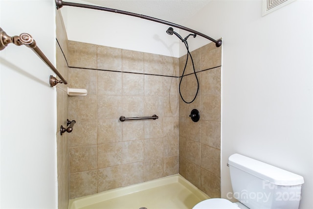 234 Wash Creek Dr Unit B, Hendersonville, NC 28739 - bathroom featuring a tile shower and toilet