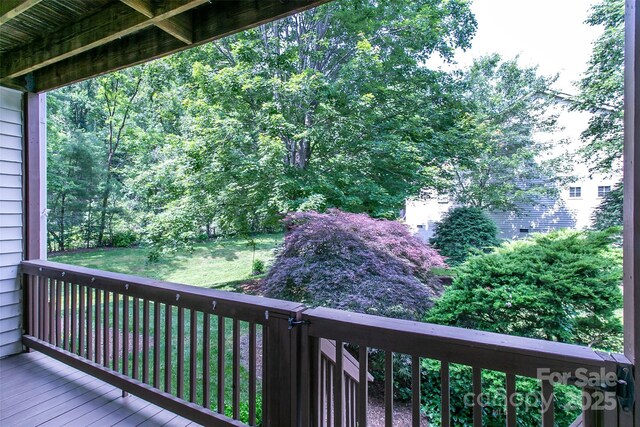 234 Wash Creek Dr Unit B, Hendersonville, NC 28739 - view of wooden terrace