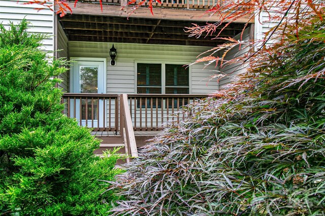 234 Wash Creek Dr Unit B, Hendersonville, NC 28739 - view of wooden terrace