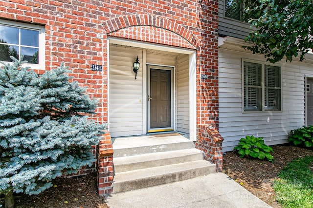 234 Wash Creek Dr Unit B, Hendersonville, NC 28739 - entrance to property with brick siding