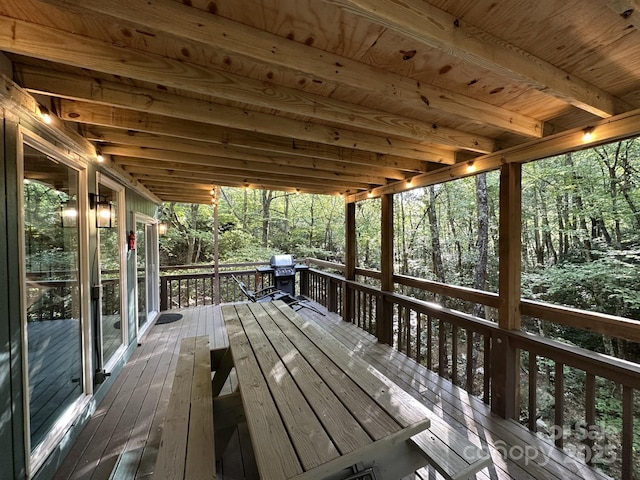 630 Shumont Rd, Black Mountain, NC 28711 - view of deck