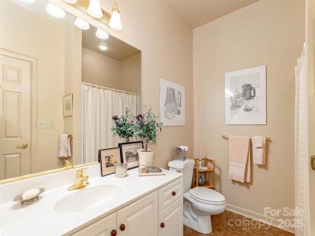 12 Country Meadows Ln, Hendersonville, NC 28792 - bathroom featuring vanity, tile patterned flooring, and a shower with shower curtain