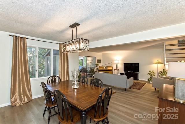 503 Crowfields Ln, Asheville, NC 28803 - dining area with wood finished floors and a textured ceiling