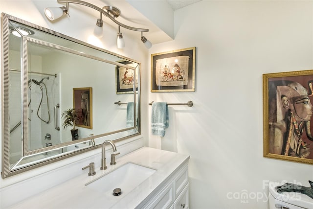 503 Crowfields Ln, Asheville, NC 28803 - full bath featuring vanity and a shower