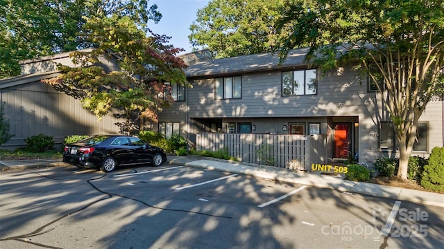 503 Crowfields Ln, Asheville, NC 28803 - view of property with uncovered parking