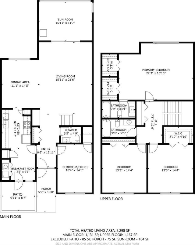 503 Crowfields Ln, Asheville, NC 28803 - view of floor plan / room layout