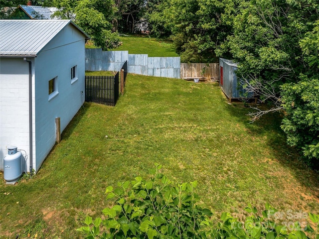59 Alexander Rd, Weaverville, NC 28787 - fenced backyard with a shed