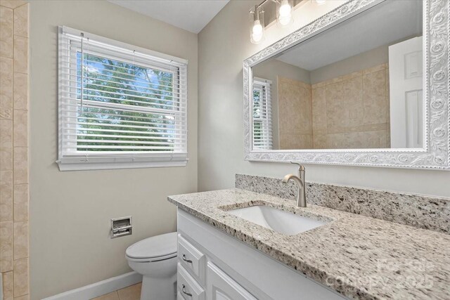 5811 Gettysburg Dr, Concord, NC 28027 - bathroom with vanity and tile patterned floors