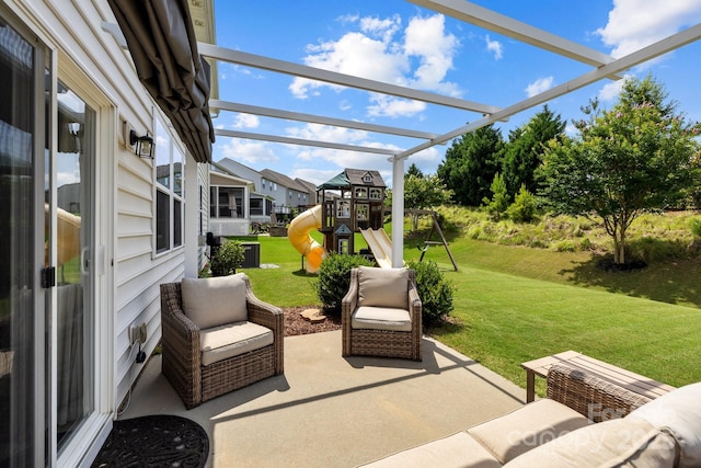1569 Shannon Falls Dr, Fort Mill, SC 29715 - view of patio featuring a playground