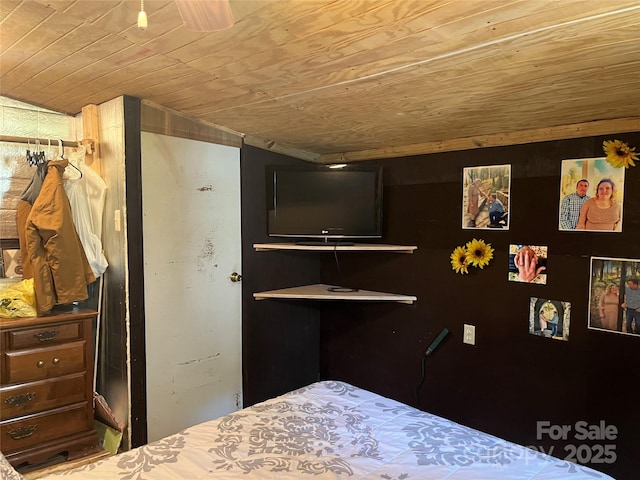 6785 Cobbs Pl, Connelly Springs, NC 28612 - bedroom featuring wooden ceiling