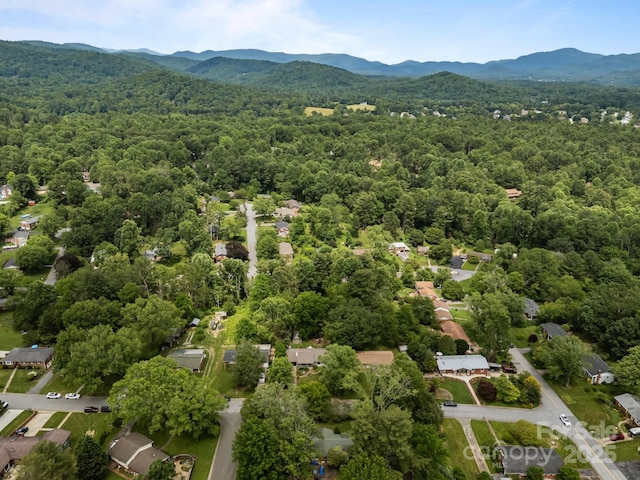 20 Summit Dr, Arden, NC 28704 - bird's eye view of a heavily wooded area and a mountainous background