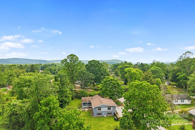 419 E Blue Ridge Rd, East Flat Rock, NC 28726 - view of subject property featuring a forest