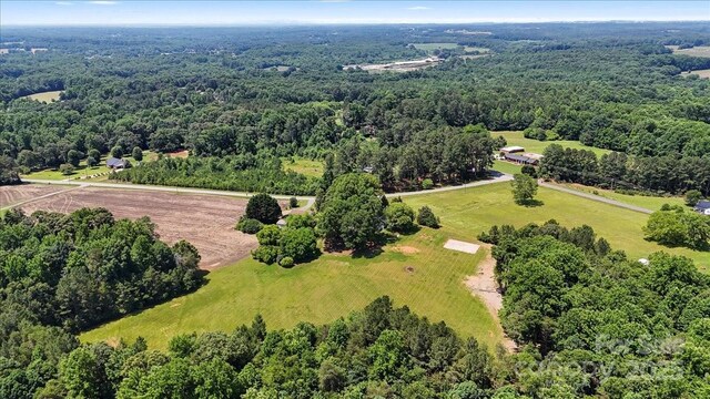 5740 Crouse Rd, Crouse, NC 28033 - overview of rural landscape with a forest