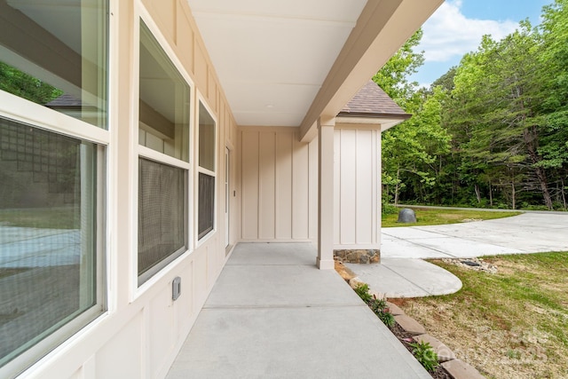 1471 Marshbrooke Ln, Catawba, NC 28609 - doorway to property with board and batten siding