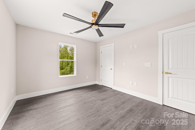 1471 Marshbrooke Ln, Catawba, NC 28609 - unfurnished bedroom with wood finished floors and a ceiling fan