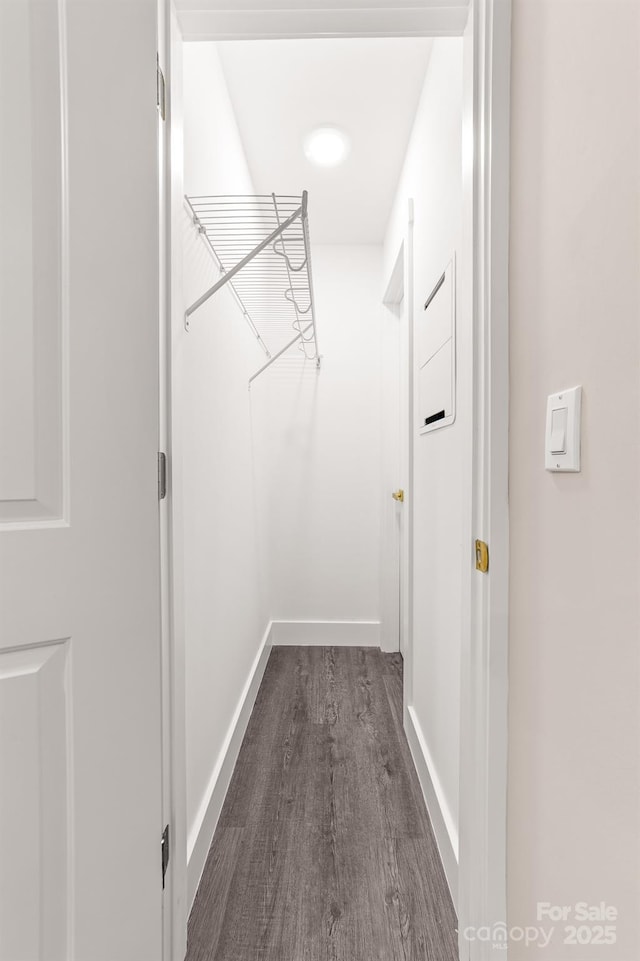 1471 Marshbrooke Ln, Catawba, NC 28609 - walk in closet featuring dark wood finished floors