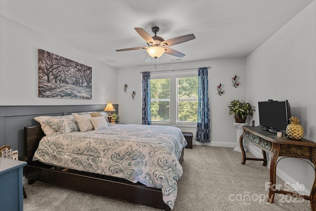 322 Ethan Ln, Rock Hill, SC 29732 - bedroom featuring light carpet and ceiling fan