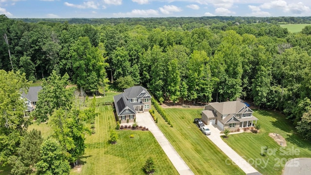 322 Ethan Ln, Rock Hill, SC 29732 - view from above of property with a heavily wooded area