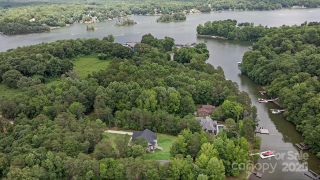 8283 Long Island Rd, Catawba, NC 28609 - drone / aerial view of a large body of water and a forest