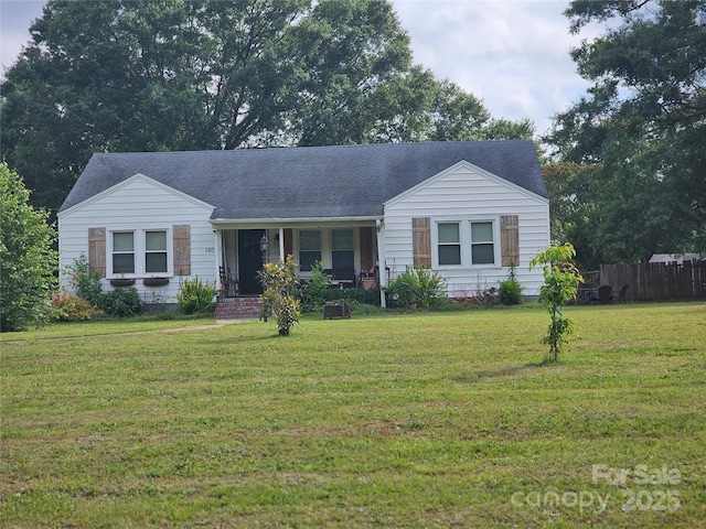 180 Vance Price Rd, Forest City, NC 28043 - ranch-style home with covered porch and a shingled roof