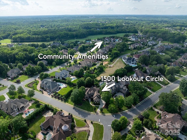 1500 Lookout Cir, Waxhaw, NC 28173 - view of property location featuring nearby suburban area