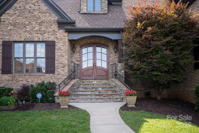 1500 Lookout Cir, Waxhaw, NC 28173 - doorway to property featuring brick siding