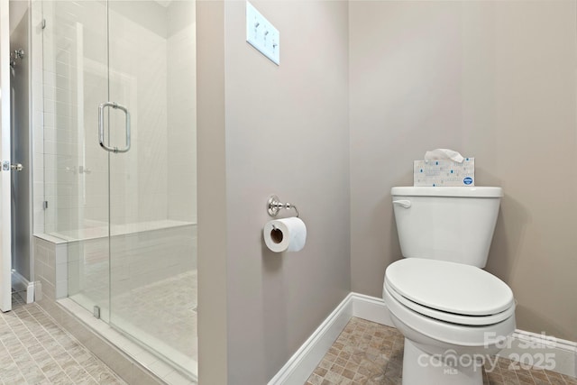 288 Ollie Weaver Rd, Weaverville, NC 28787 - full bath featuring a stall shower and tile patterned flooring