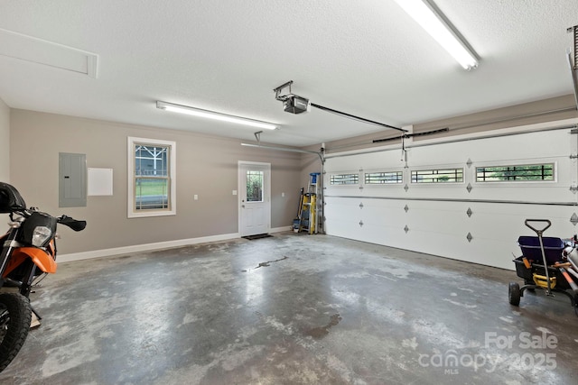 288 Ollie Weaver Rd, Weaverville, NC 28787 - garage with electric panel and a garage door opener