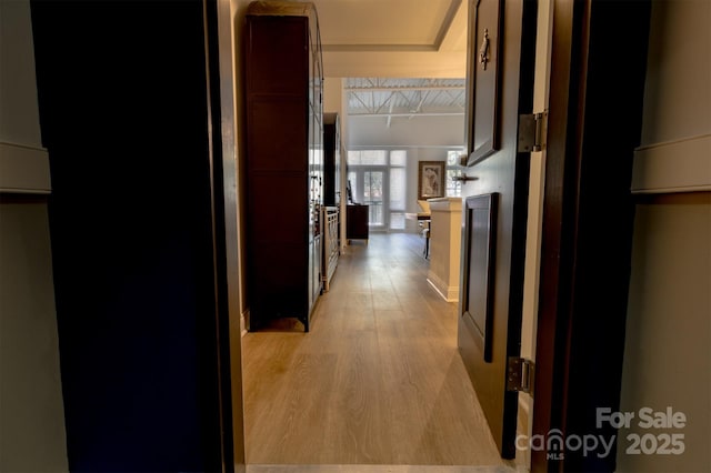 720 Governor Morrison St Unit 221, Charlotte, NC 28211 - corridor featuring light wood finished floors