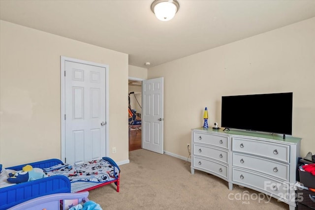 5111 Elementary View Dr, Charlotte, NC 28269 - bedroom with light carpet and baseboards