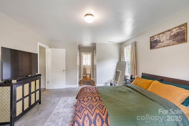 3980 English Oak Dr, Lincolnton, NC 28092 - bedroom featuring light carpet and connected bathroom