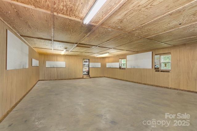 3980 English Oak Dr, Lincolnton, NC 28092 - below grade area with wooden walls