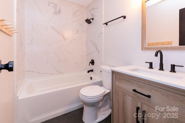 46 Dixon Ter Unit 12, Candler, NC 28715 - full bathroom featuring vanity,  shower combination, and tile patterned flooring
