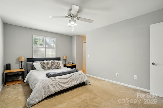 6044 Heath Valley Rd, Charlotte, NC 28210 - bedroom with carpet floors, baseboards, and a ceiling fan