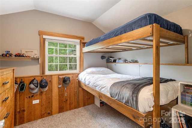 540 Oak Grove Rd, Flat Rock, NC 28731 - carpeted bedroom with vaulted ceiling