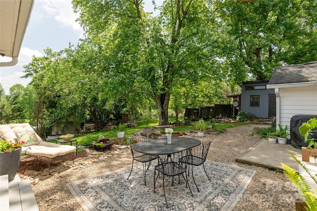 540 Oak Grove Rd, Flat Rock, NC 28731 - view of patio / terrace featuring outdoor dining area
